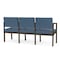 Lesro Lenox 3 Seat Tandem Seating W/ Arms, 64.5 in W 24.5 in L 32 in H LS3103 - alternate 3